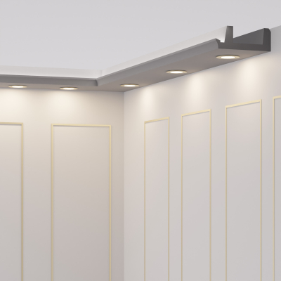Lichtleisten LED für indirekte Beleuchtung - 20 Meter OL-46 Grau